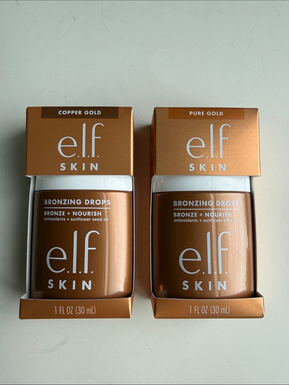 e.l.f. Skin Bronzing Drops - Copper Gold & Pure Gold